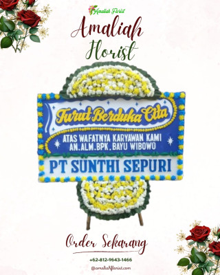 Papan Bunga Duka di Wirokerten