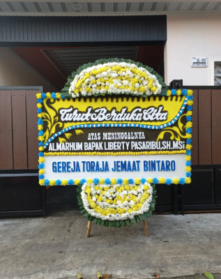 Papan Bunga Duka di Wirokerten