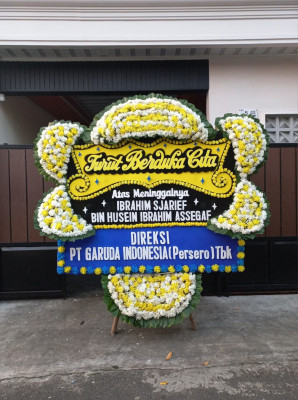 Papan Bunga Duka di Wirokerten