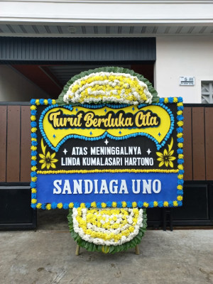 Papan Bunga Duka di Wirokerten